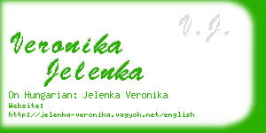 veronika jelenka business card